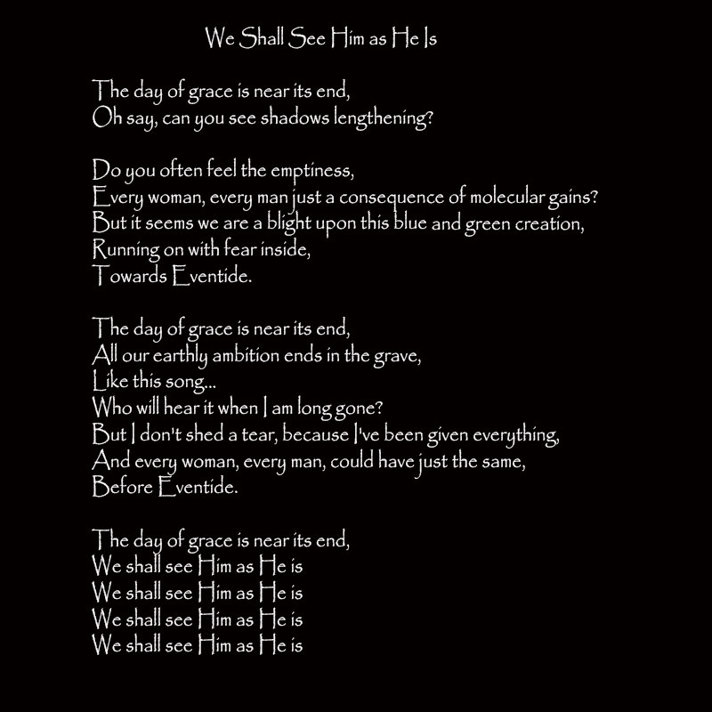 We Shall See Him as He Is